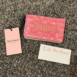 Juicy Couture Poker Face Elongated Bifold